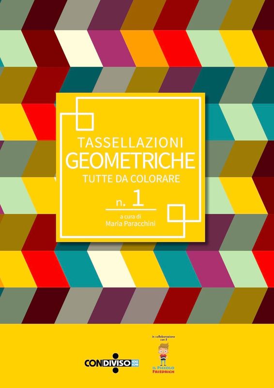 TASSELLAZIONI GEOMETRICHE - tutte da colorare n.1