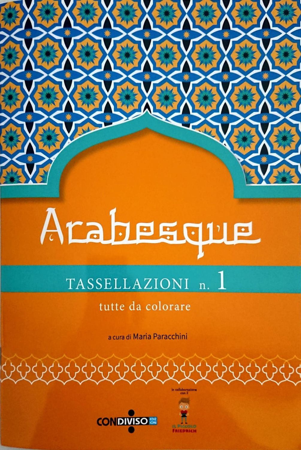 ARABESQUE - tassellazioni tutte da colorare n.1