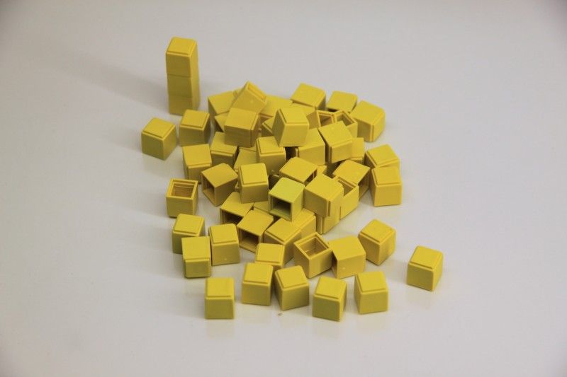 100 Unità per Set base 10 (Giallo)
