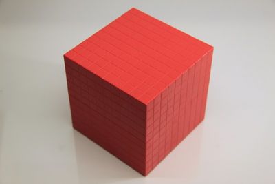 Cubo rosso per set Base 10