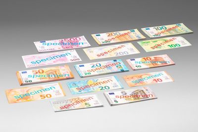 Euro banconote (set piccolo 40 pezzi)
