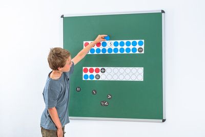 Tabellone di conteggio (linea del 20 - Ten frame) per lavagna magnetica