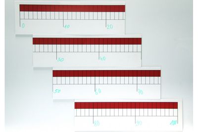 Linea numerica universale per lavagna magnetica