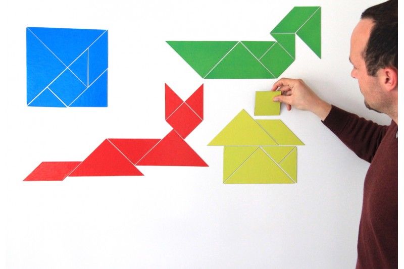 Tangram per lavagna magnetica