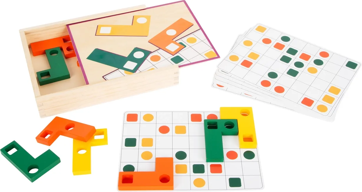 Puzzle in legno Logica e figure geometriche
