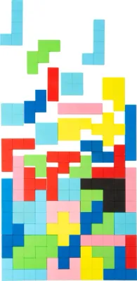 Puzzle in legno Tetris