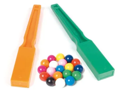 Set bacchette magnetiche e biglie colorate