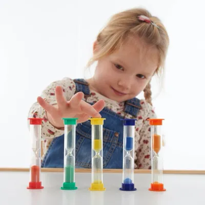 Compra Set timer per sabbia ColourBright (1, 3, 5 minuti) - Confezione 3 all'ingrosso