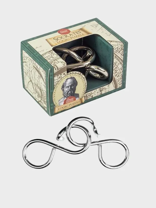 Mini Puzzle in metallo - Grandi Filosofi, Tipo di puzzle: Socrate