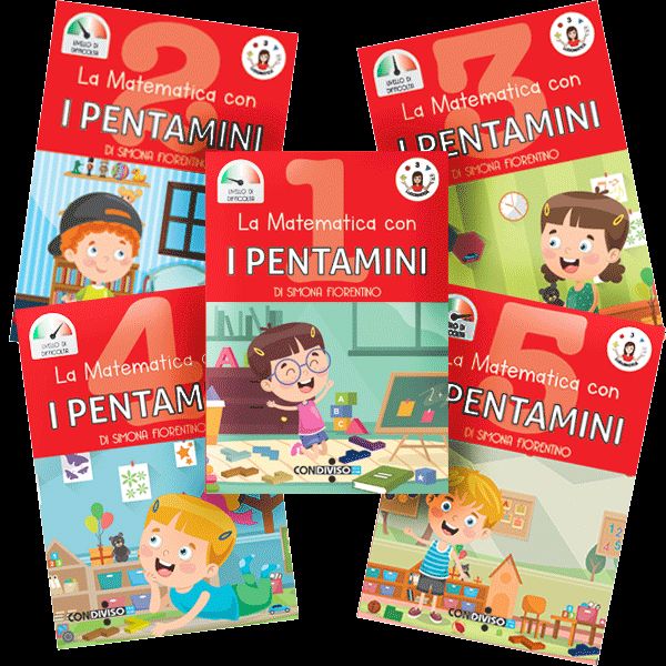OFFERTA PENTAMINI (5 LIBRI + 1 SCATOLA 60 PENTAMINI OMAGGIO)
