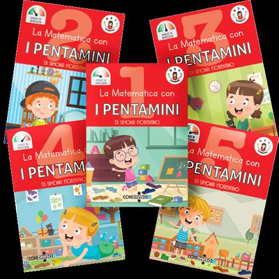 OFFERTA PENTAMINI (5 LIBRI + 1 SCATOLA 60 PENTAMINI OMAGGIO)
