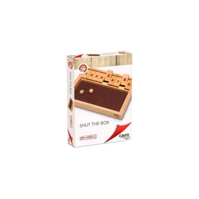 Shut The Box in legno