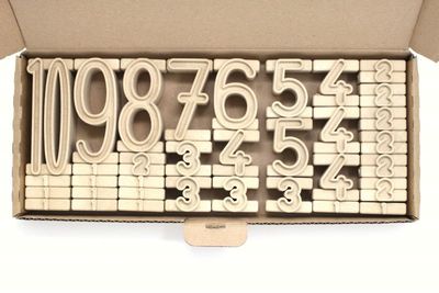 Set numeri impilabili (34 pezzi)