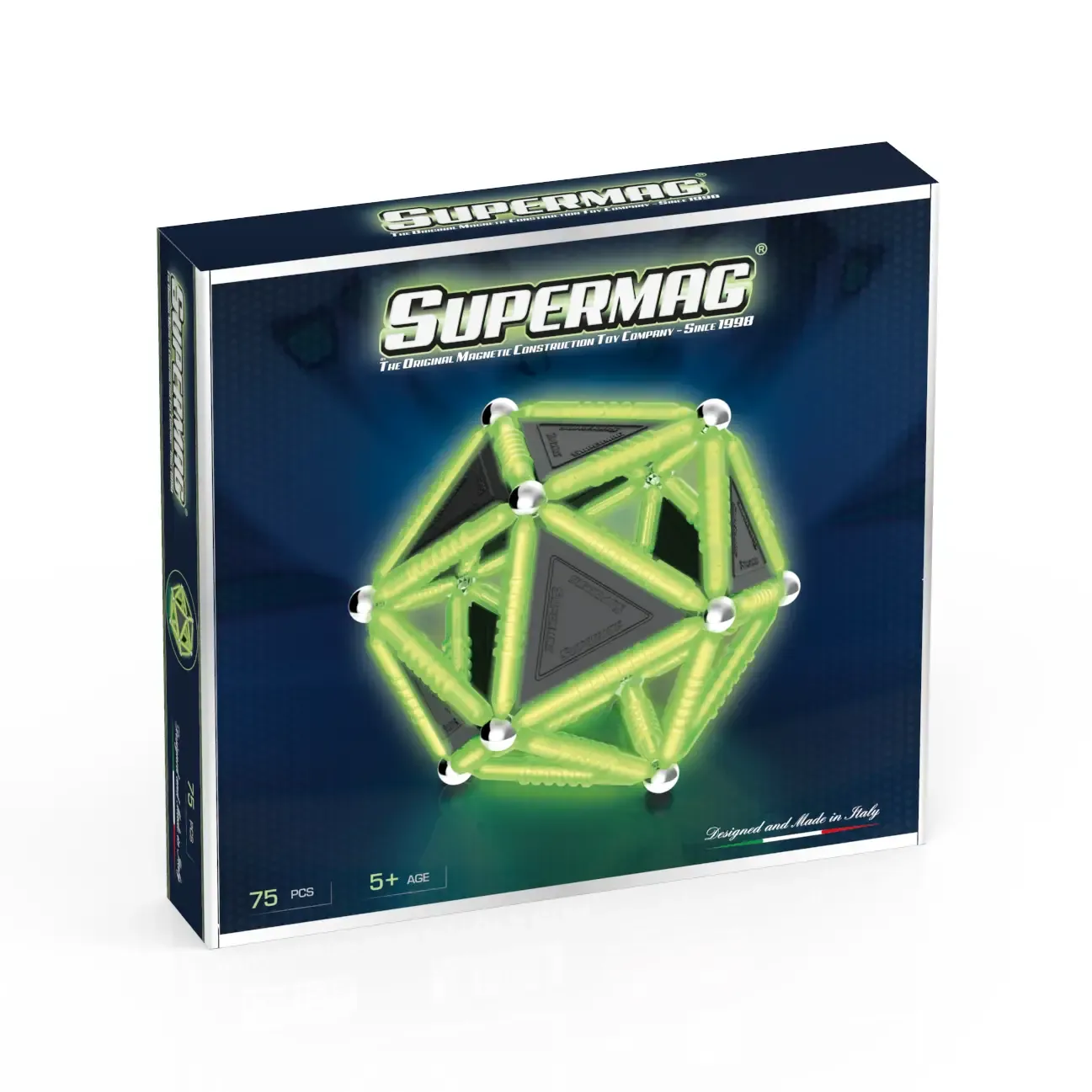 Supermag Set Geometria 75 pezzi Glow