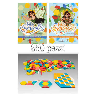 OFFERTA FATA SERENA (2 libri + 250 pattern blocks)