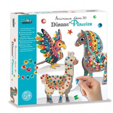 Animali decorativi 3D &quot;diamanti peruviani&quot;