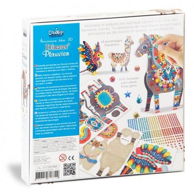 Animali decorativi 3D "diamanti peruviani"