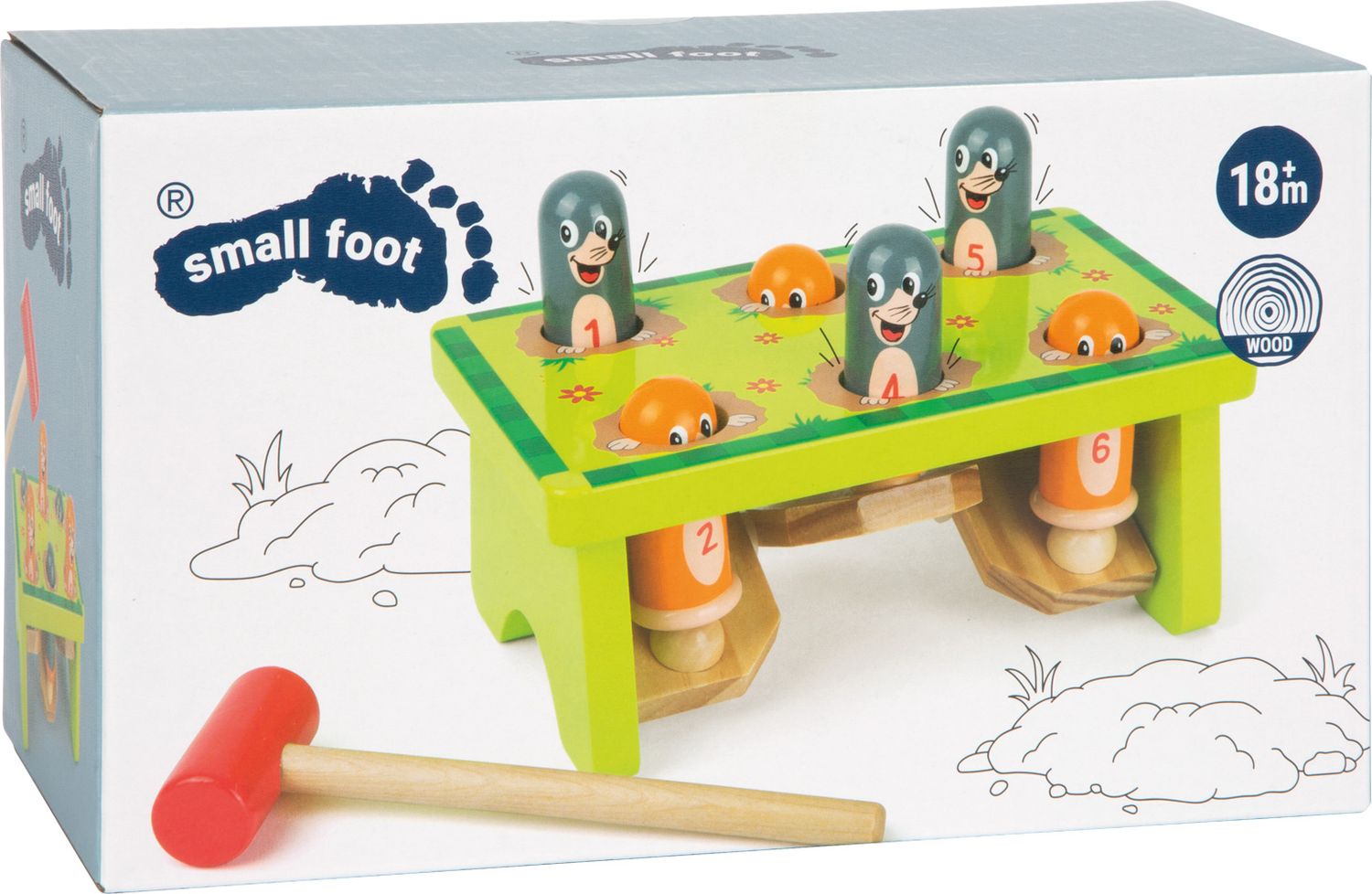 Gioco martelletto Colpisci la talpa