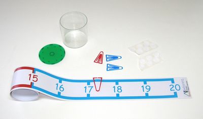 Linea dei numeri 1-20 lunga 2 metri