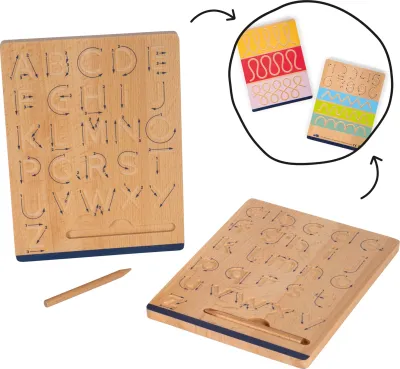 Set di lavagne prescrittura in legno