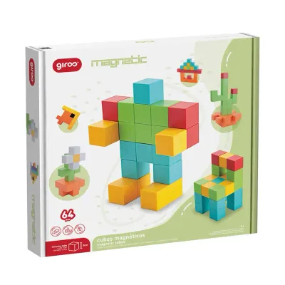 Cubi magnetici - 64 pezzi