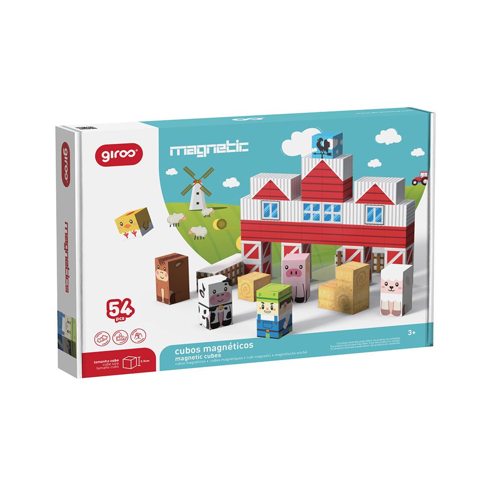 Gioco Magnetico La fattoria - 54 cubi Gioco Magnetico La fattoria - 54 cubi