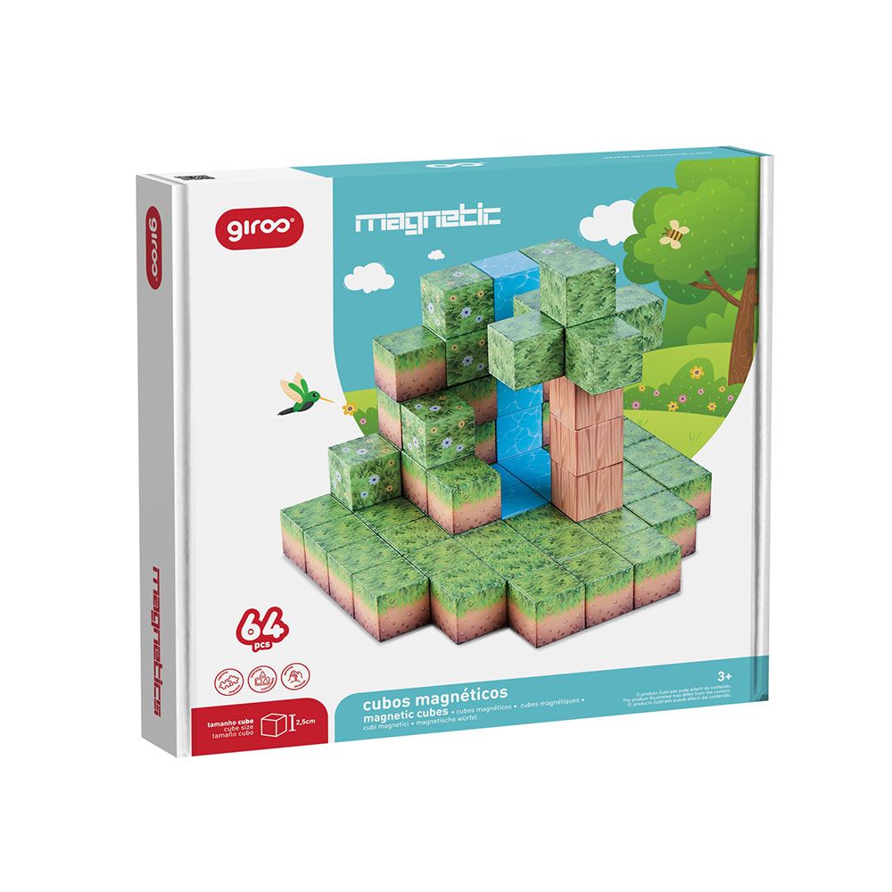 Gioco Magnetico La foresta - 64 cubi Gioco Magnetico La foresta - 64 cubi