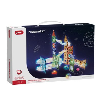 Gioco Magnetico Luminoso - 90 pezzi