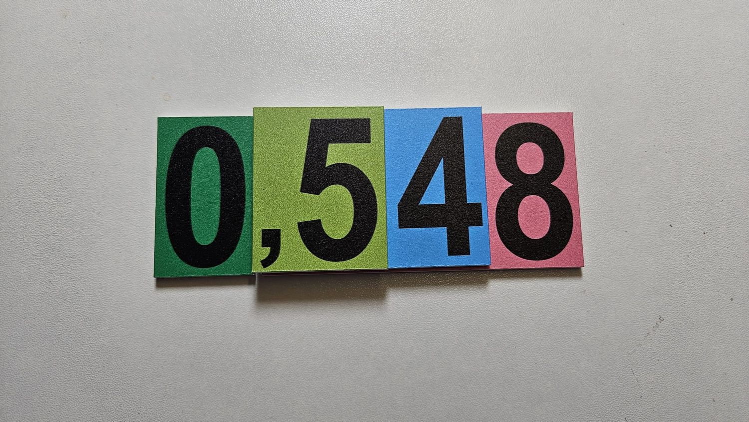 Frantuma-numeri - Estensione DECIMALI (56 pezzi)