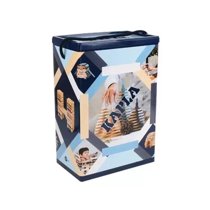 Kapla scatola 200 pezzi Edizione invernale Blu cielo, Blu scuro, Bianco, Natura Kapla scatola 200 pezzi Edizione invernale Blu cielo, Blu scuro, Bianco, Natura