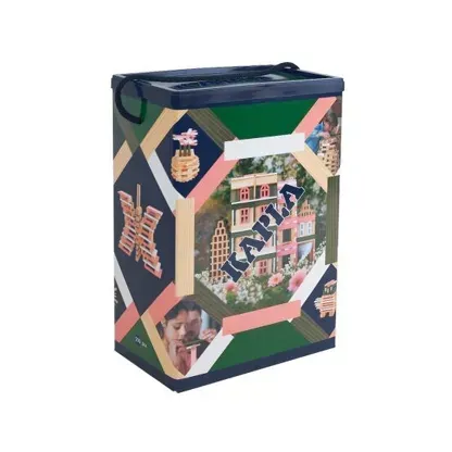Kapla scatola 200 pezzi Edizione Primavera Bianco, Verde, Rosa, Naturale Kapla scatola 200 pezzi Edizione Primavera Bianco, Verde, Rosa, Naturale