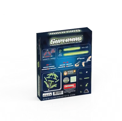 Supermag Set Geometria 37 pezzi Glow