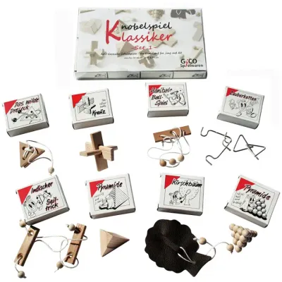 Set di giochi di logica classici 1 - 8 giochi di pazienza