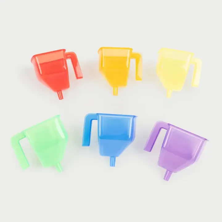 Set di 6 Imbuto Traslucidi Colorati