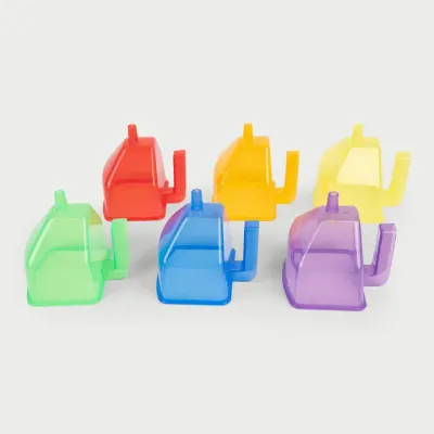 Set di 6 Imbuto Traslucidi Colorati