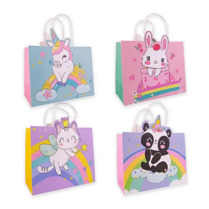 Borsa regalo CUTE L in carta, assortita in 4 varianti Borsa regalo CUTE L in carta, assortita in 4 varianti