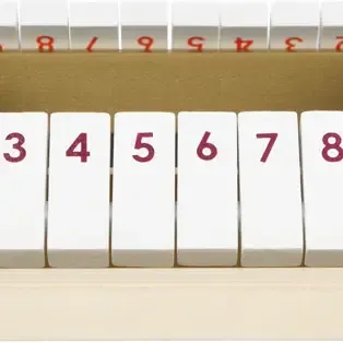 Gioco del dado Shut the Box « Gold Edition »