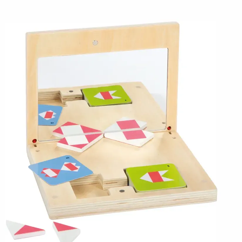 Gioco di simmetria con specchio «Educate» | gioco educativo | legno Gioco di simmetria con specchio «Educate» | gioco educativo | legno