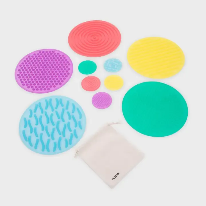 Set di Cerchi Sensoriali Silishapes® - Gioco tattile - Antiscivolo Set di Cerchi Sensoriali Silishapes® - Gioco tattile - Antiscivolo