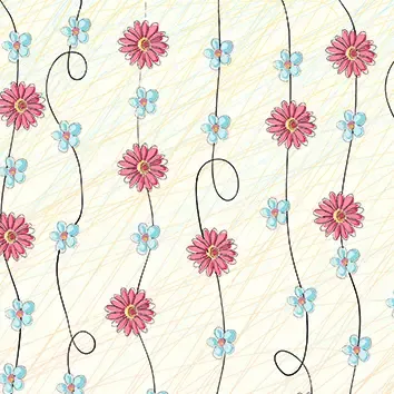 Volantini trasparenti «Fiori magici»