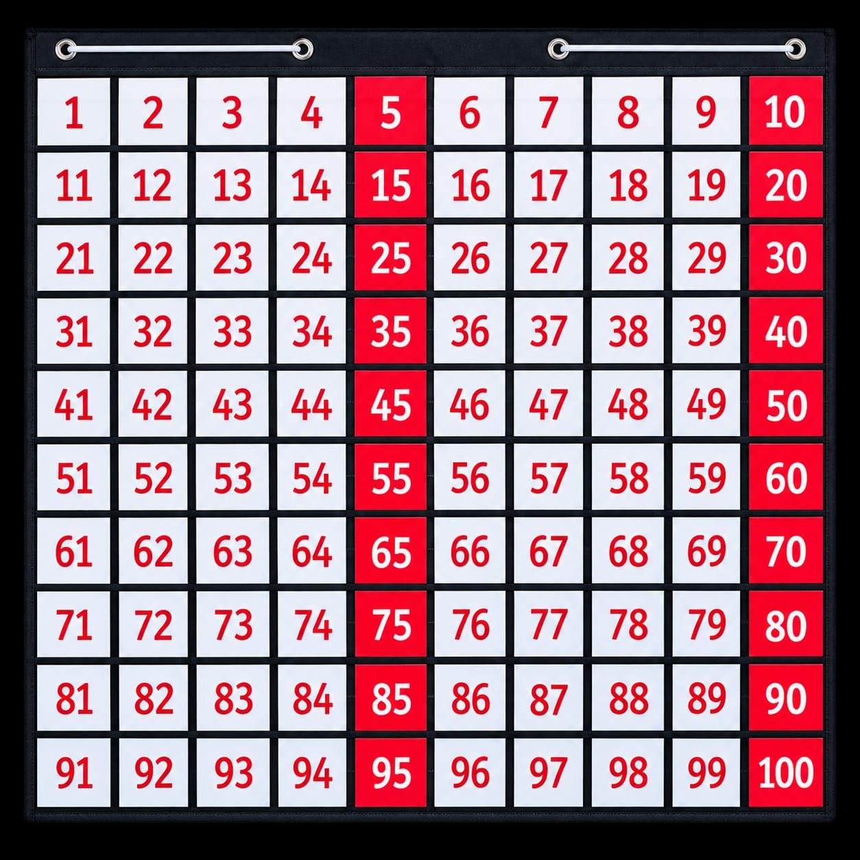 OAIOO Pocket Wall Condiviso - Tabellone dei numeri da 0 a 100