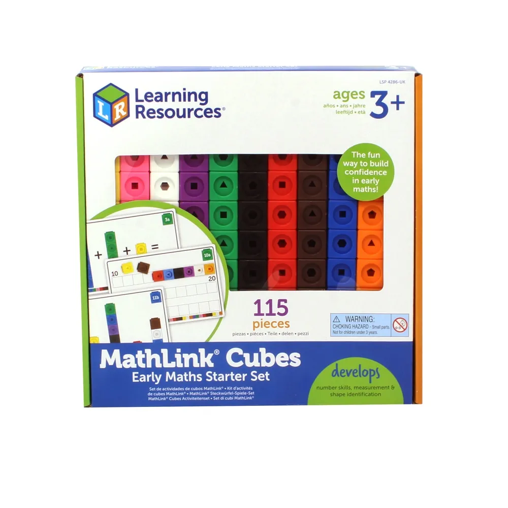 Kit attività con cubi ad incastro MathLink