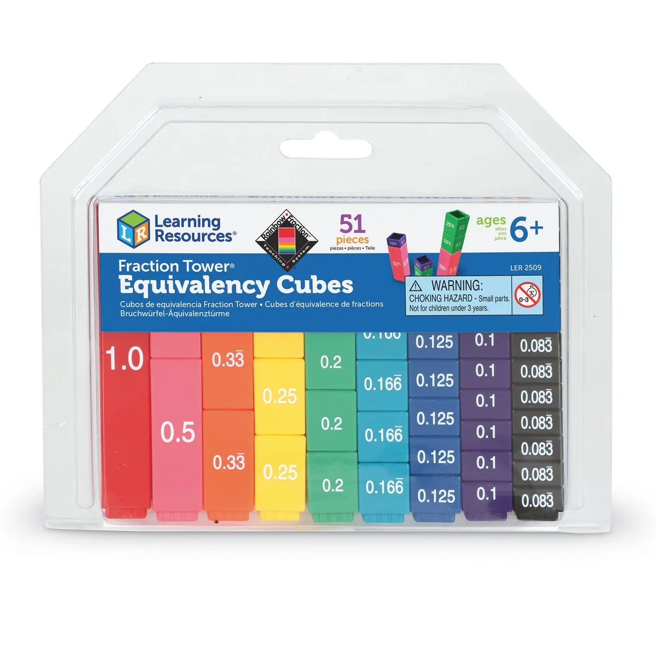 Cubi di equivalenza Fraction Tower Cubi di equivalenza Fraction Tower