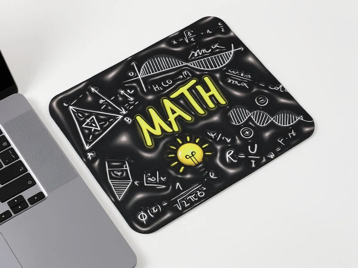 Tappetino per mouse 3D MATH