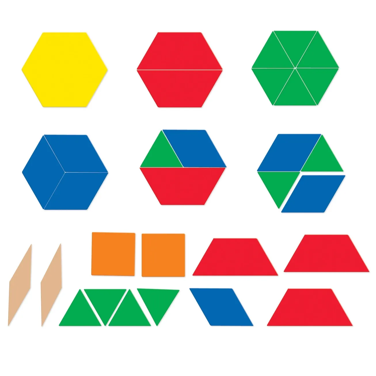 Pattern Blocks magnetici giganti