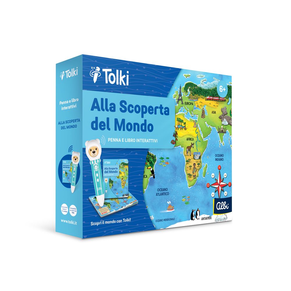 Tolki - Alla scoperta del mondo - Cofanetto con penna Tolki - Alla scoperta del mondo - Cofanetto con penna
