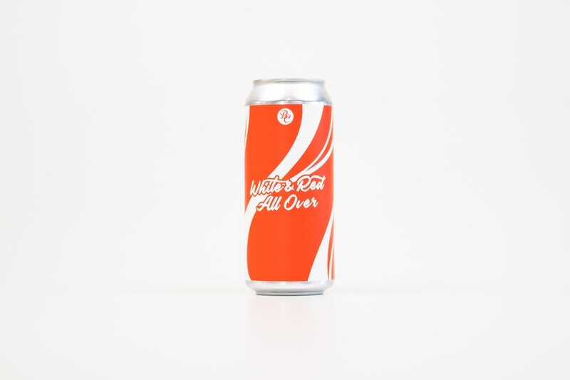 White & Red All Over 16oz Cans - 4pk White & Red All Over 16oz Cans - 4pk