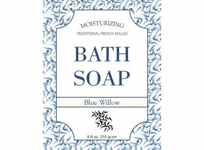 Blue Willow Bath Soap Poster