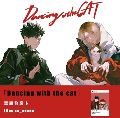 [IS] Haikyuu!! - &lt;Dancing with the Cat&gt; Transparent Card Set