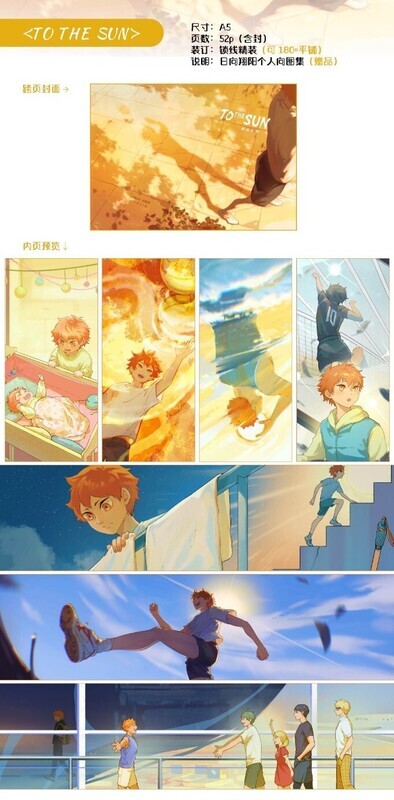 [IS] Haikyuu!! - Hinata Fanbook Set <To the Sun> by Aoiair_青焰